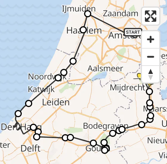 Vlucht Politiehelikopter PH-PXE van Amsterdam naar Vinkeveen op zondag 15 september 2024 16:44