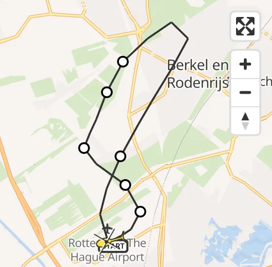 Vlucht Traumahelikopter PH-MAA van Rotterdam The Hague Airport naar Rotterdam The Hague Airport op zondag 15 september 2024 16:45