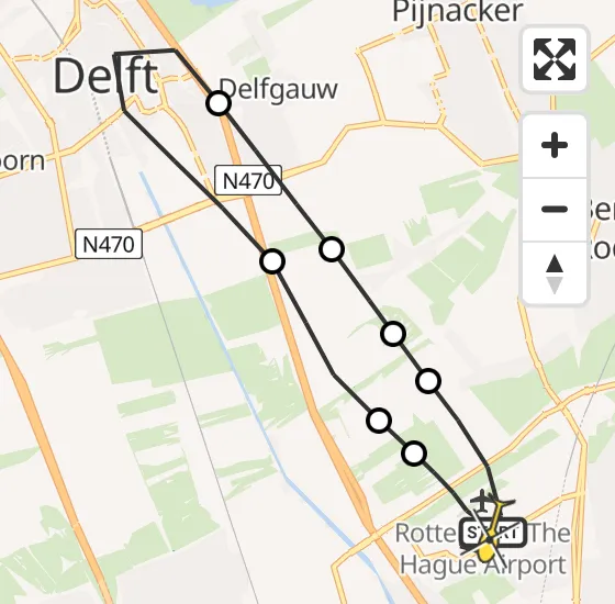 Vlucht Traumahelikopter PH-MAA van Rotterdam The Hague Airport naar Rotterdam The Hague Airport op maandag 16 september 2024 7:23