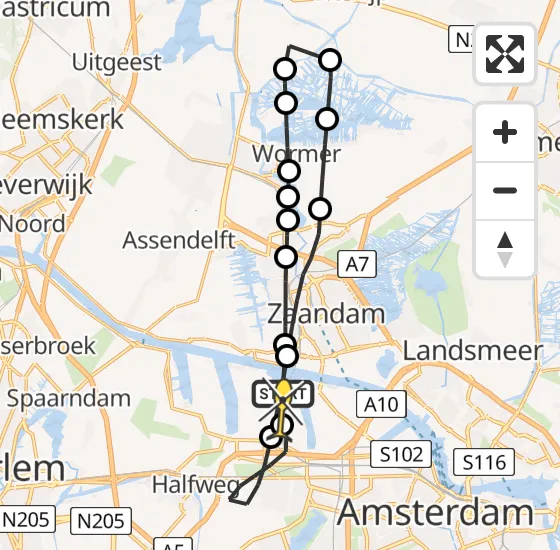 Vlucht Traumahelikopter PH-LLN van Amsterdam Heliport naar Amsterdam Heliport op maandag 16 september 2024 11:26