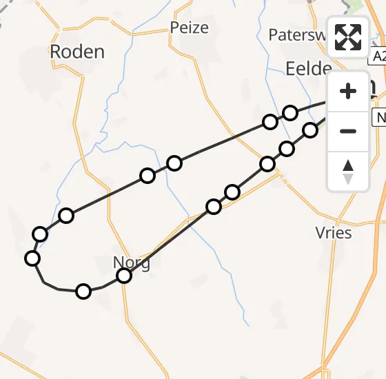 Vlucht Traumahelikopter PH-TTR van Groningen Airport Eelde naar Groningen Airport Eelde op dinsdag 17 september 2024 8:04