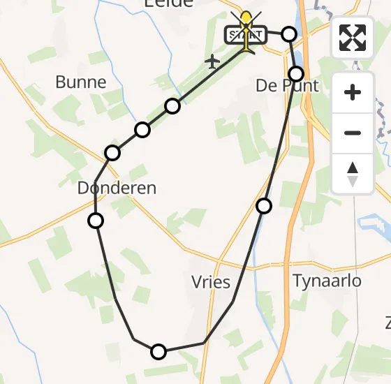 Vlucht Traumahelikopter PH-TTR van Groningen Airport Eelde naar Groningen Airport Eelde op dinsdag 17 september 2024 15:54