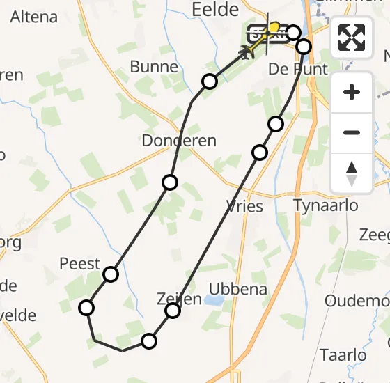 Vlucht Traumahelikopter PH-TTR van Groningen Airport Eelde naar Groningen Airport Eelde op dinsdag 17 september 2024 18:08