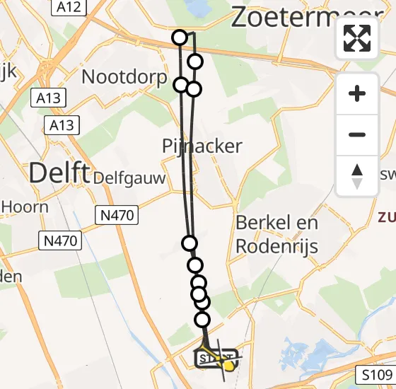 Vlucht Traumahelikopter PH-MAA van Rotterdam The Hague Airport naar Rotterdam The Hague Airport op dinsdag 17 september 2024 19:16