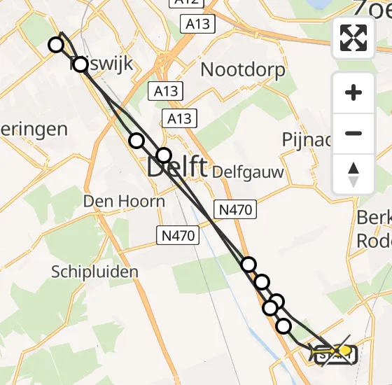 Vlucht Traumahelikopter PH-MAA van Rotterdam The Hague Airport naar Rotterdam The Hague Airport op dinsdag 17 september 2024 19:51