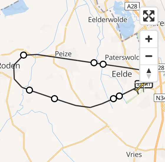 Vlucht Traumahelikopter PH-TTR van Groningen Airport Eelde naar Groningen Airport Eelde op woensdag 18 september 2024 17:19