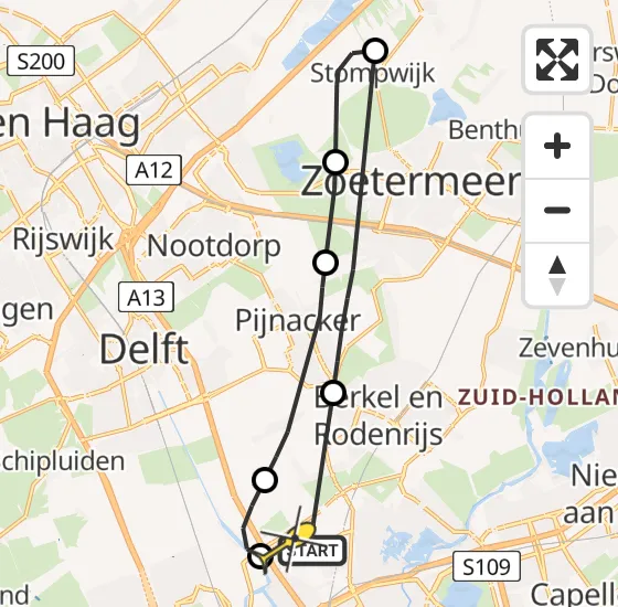 Vlucht Traumahelikopter PH-MAA van Rotterdam The Hague Airport naar Rotterdam The Hague Airport op zaterdag 21 september 2024 1:33