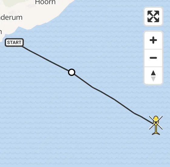 Vlucht Ambulancehelikopter PH-OOP van Formerum naar Oosterend op maandag 23 september 2024 7:44