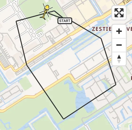 Vlucht Traumahelikopter PH-MAA van Rotterdam The Hague Airport naar Rotterdam The Hague Airport op maandag 23 september 2024 9:16