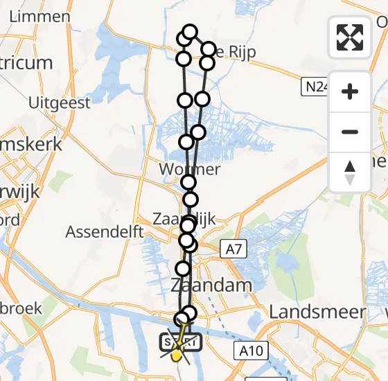 Vlucht Traumahelikopter PH-LLN van Amsterdam Heliport naar Amsterdam Heliport op maandag 23 september 2024 9:50