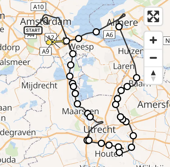 Vlucht Politiehelikopter PH-PXB van Amsterdam naar Amsterdam-Duivendrecht op maandag 23 september 2024 12:04