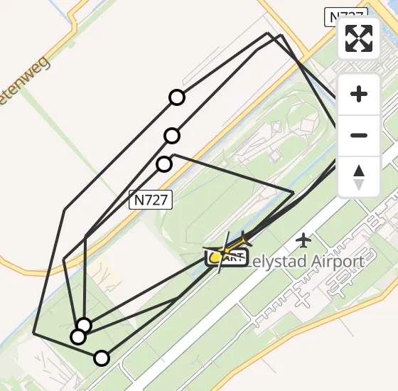 Vlucht Traumahelikopter PH-UMC van Lelystad Airport naar Lelystad Airport op maandag 23 september 2024 12:37