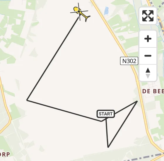 Vlucht Politiehelikopter PH-PXX van Ermelo naar Ermelo op dinsdag 24 september 2024 11:05