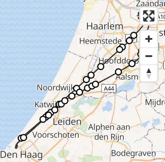 Vlucht Traumahelikopter PH-LLN van Amsterdam Heliport naar Amsterdam Heliport op woensdag 25 september 2024 1:14