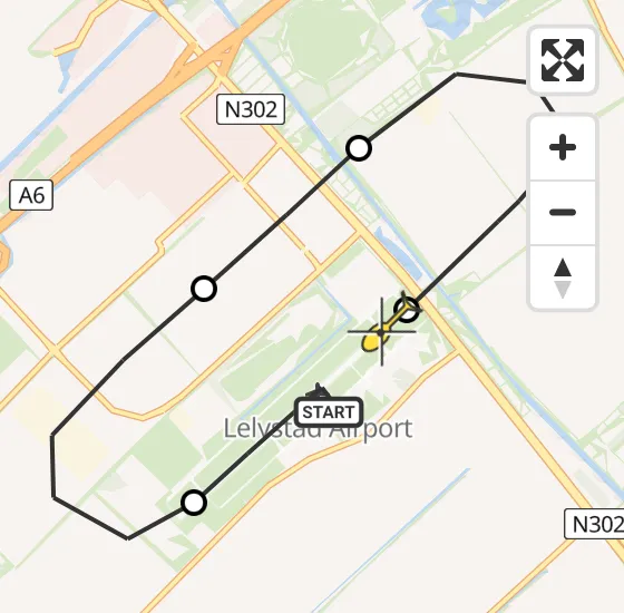 Vlucht Traumahelikopter PH-MAA van Lelystad Airport naar Lelystad Airport op woensdag 25 september 2024 20:01