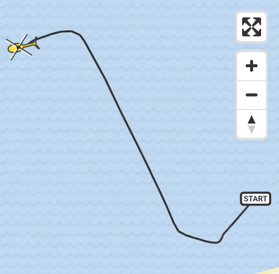 Vlucht Kustwachthelikopter PH-SAR van  naar  op donderdag 26 september 2024 19:39