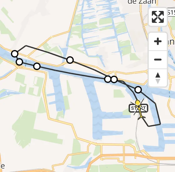 Vlucht Traumahelikopter PH-LLN van Amsterdam Heliport naar Amsterdam Heliport op vrijdag 27 september 2024 16:52