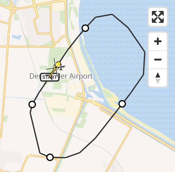 Vlucht Kustwachthelikopter PH-SAR van Vliegveld De Kooy naar Vliegveld De Kooy op vrijdag 27 september 2024 21:05