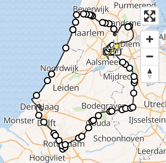 Vlucht Politiehelikopter PH-PXX van Schiphol naar Schiphol op zaterdag 28 september 2024 12:14