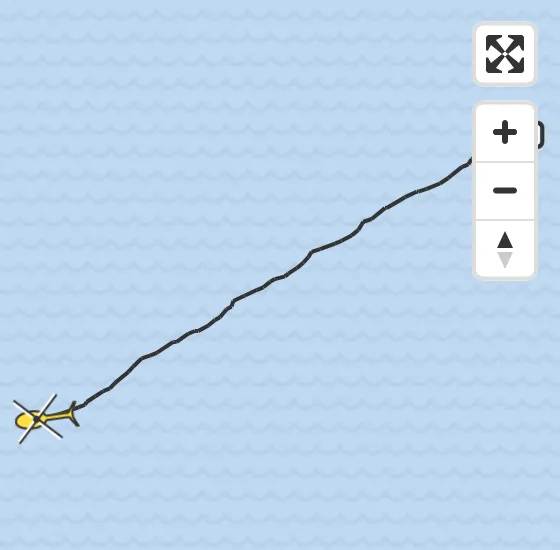 Vlucht Kustwachthelikopter PH-SAR van  naar  op maandag 30 september 2024 21:07