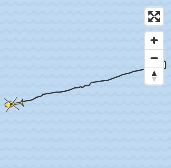 Vlucht Kustwachthelikopter PH-SAR van  naar  op maandag 30 september 2024 21:22