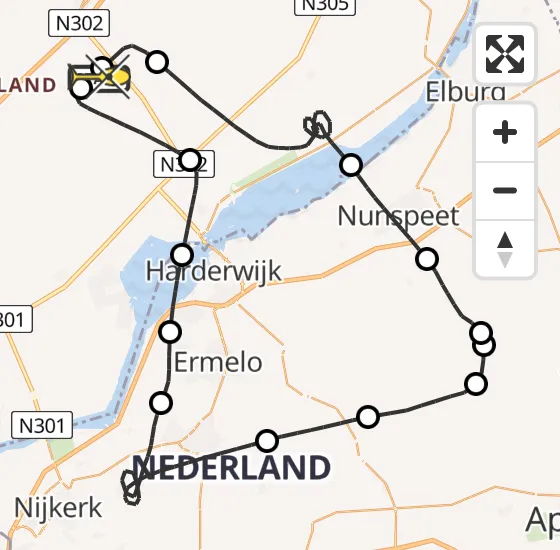 Vlucht Traumahelikopter PH-MAA van Lelystad Airport naar Lelystad Airport op dinsdag 1 oktober 2024 20:00