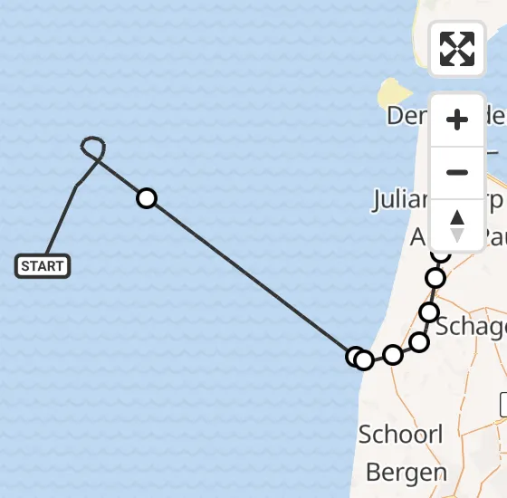 Vlucht Kustwachthelikopter PH-SAR van  naar Vliegveld De Kooy op woensdag 2 oktober 2024 10:24