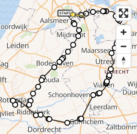 Vlucht Politiehelikopter PH-PXA van Amstelveen naar Ouderkerk aan de Amstel op woensdag 2 oktober 2024 12:25