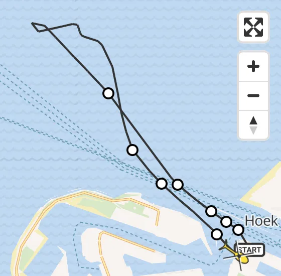 Vlucht Politiehelikopter PH-PXX van Maasvlakte Heliport naar Maasvlakte Heliport op woensdag 2 oktober 2024 13:04