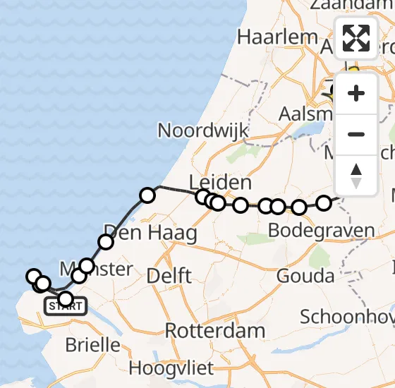 Vlucht Politiehelikopter PH-PXX van Maasvlakte Heliport naar Schiphol op woensdag 2 oktober 2024 13:16