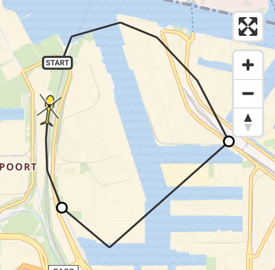 Vlucht Traumahelikopter PH-LLN van Amsterdam Heliport naar Amsterdam Heliport op vrijdag 4 oktober 2024 1:48