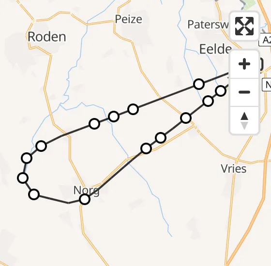 Vlucht Traumahelikopter PH-TTR van Groningen Airport Eelde naar Groningen Airport Eelde op vrijdag 4 oktober 2024 18:26