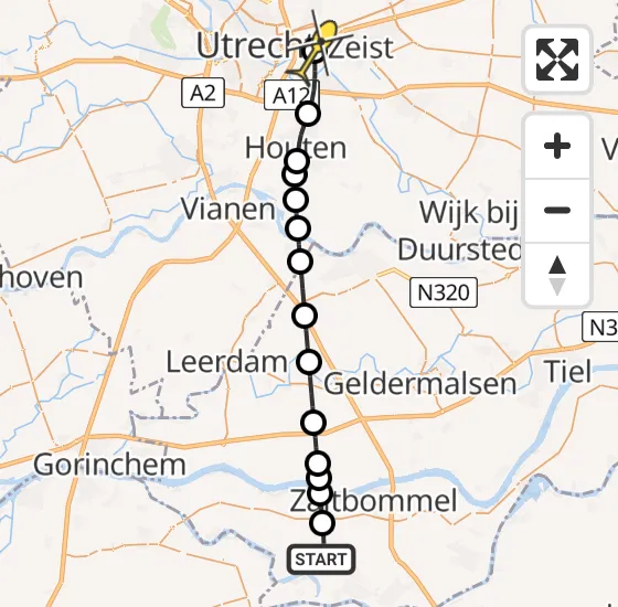 Vlucht Traumahelikopter PH-DOC van Delwijnen naar Universitair Medisch Centrum Utrecht op zaterdag 5 oktober 2024 11:10