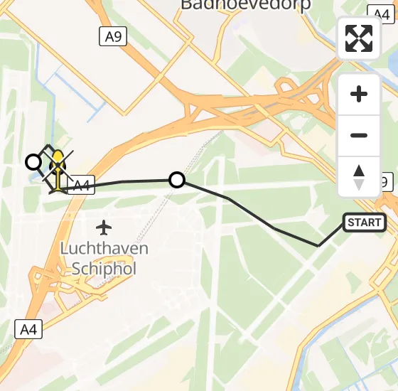 Vlucht Politiehelikopter PH-PXX van Schiphol naar Luchthaven Schiphol op zaterdag 5 oktober 2024 12:27