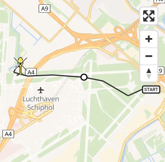 Vlucht Politiehelikopter PH-PXX van Schiphol naar Luchthaven Schiphol op zondag 6 oktober 2024 12:24