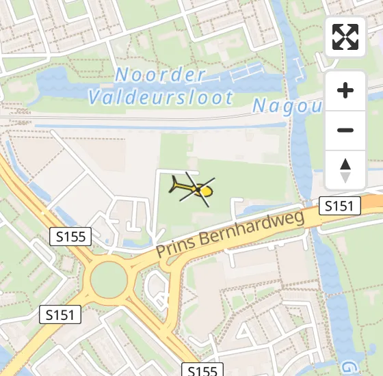 Vlucht Traumahelikopter PH-HVB van Zaandam naar Zaandam op zondag 6 oktober 2024 15:53