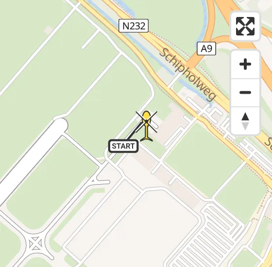 Vlucht Politiehelikopter PH-PXX van Schiphol naar Schiphol op zondag 6 oktober 2024 23:11