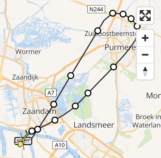 Vlucht Traumahelikopter PH-LLN van Amsterdam Heliport naar Amsterdam Heliport op dinsdag 8 oktober 2024 18:05