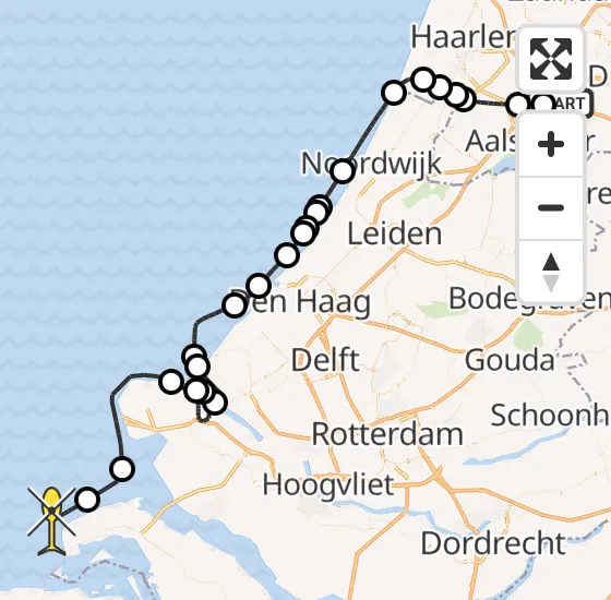 Vlucht Politiehelikopter PH-PXX van Schiphol naar  op woensdag 9 oktober 2024 8:41