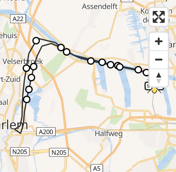 Vlucht Traumahelikopter PH-LLN van Amsterdam Heliport naar Amsterdam Heliport op woensdag 9 oktober 2024 13:00