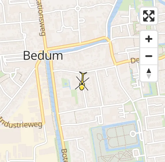 Vlucht Traumahelikopter PH-TTR van Bedum naar Bedum op vrijdag 11 oktober 2024 12:11