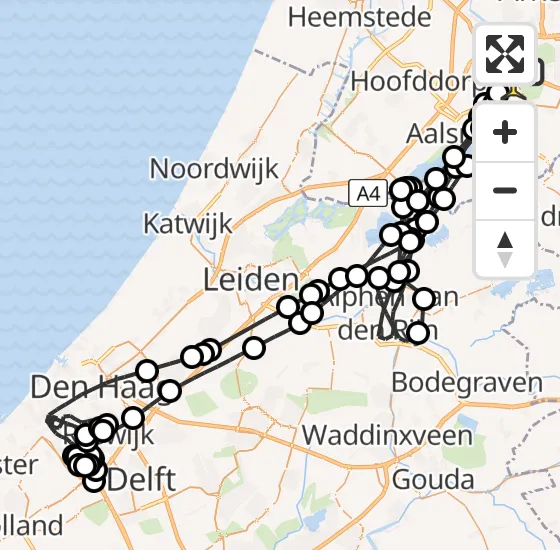 Vlucht Politiehelikopter PH-PXX van Schiphol naar Schiphol op vrijdag 11 oktober 2024 17:42