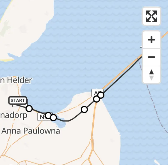 Vlucht Kustwachthelikopter PH-SAR van Vliegveld De Kooy naar Breezanddijk op vrijdag 11 oktober 2024 19:32