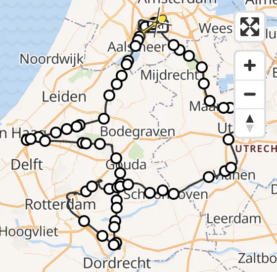 Vlucht Politiehelikopter PH-PXC van Schiphol naar Schiphol op zaterdag 12 oktober 2024 12:41