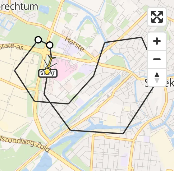 Vlucht Traumahelikopter PH-TTR van Sneek naar Sneek op zondag 20 oktober 2024 23:54