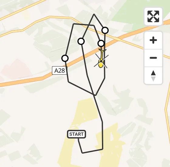 Vlucht Politiehelikopter PH-PXX van Leusden naar Leusden op vrijdag 25 oktober 2024 19:46