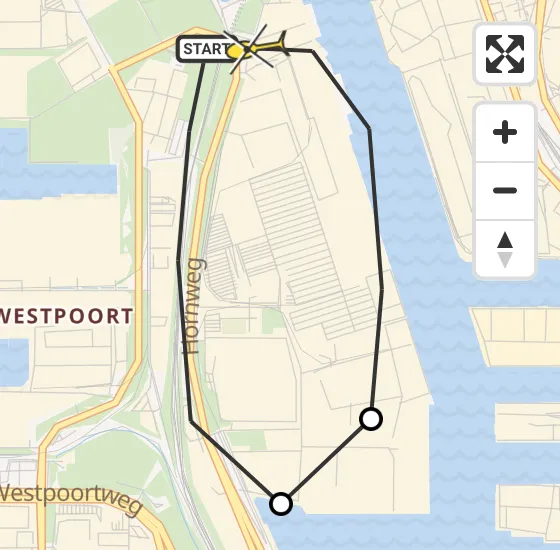 Vlucht Traumahelikopter PH-LLN van Amsterdam Heliport naar Amsterdam Heliport op zondag 27 oktober 2024 0:52