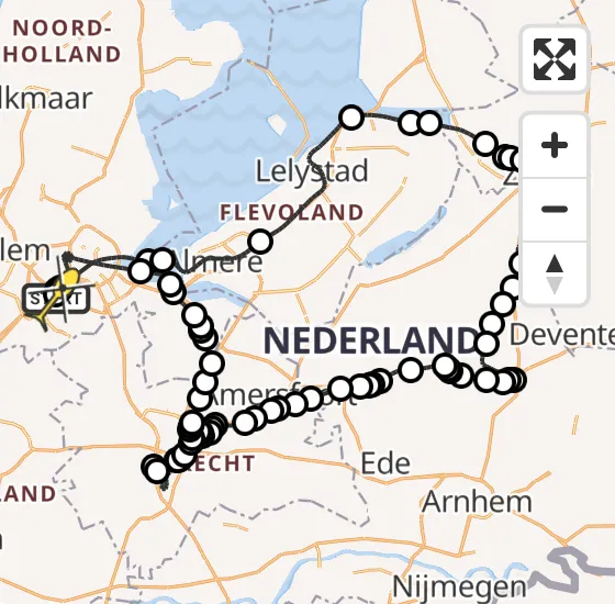 Vlucht Politiehelikopter PH-PXX van Schiphol naar Schiphol op zondag 27 oktober 2024 11:35