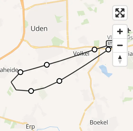 Vlucht Traumahelikopter PH-MAA van Vliegbasis Volkel naar Vliegbasis Volkel op zondag 27 oktober 2024 17:29