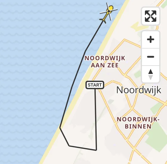 Vlucht Politiehelikopter PH-PXX van Noordwijk naar Noordwijk op donderdag 31 oktober 2024 14:04